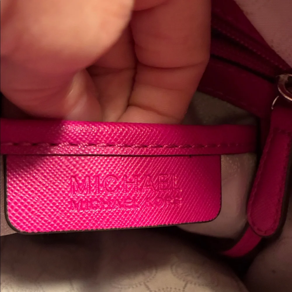 Michael Kors Fuchsia Satchel Bag - Picture 3 of 4